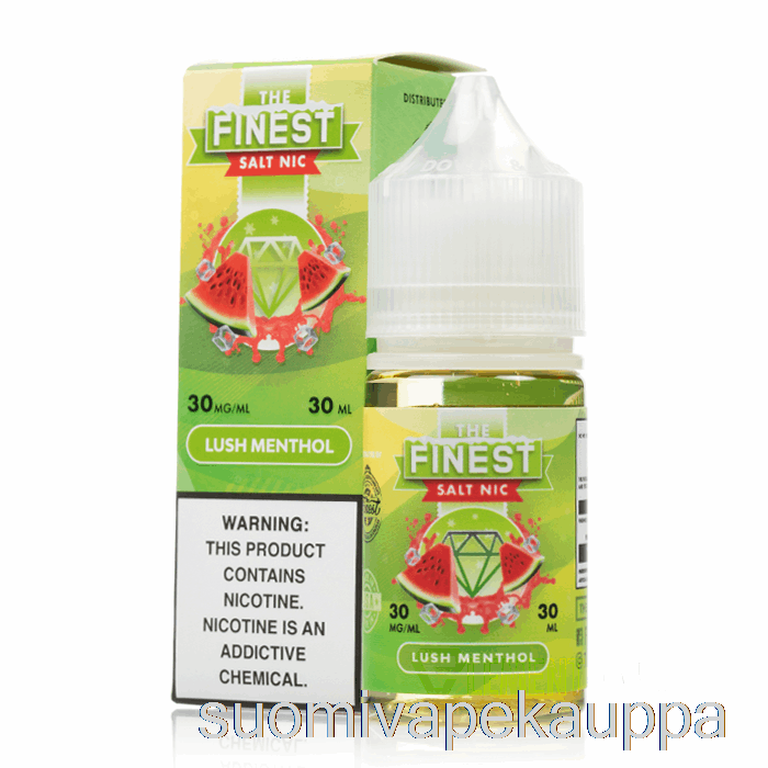 Vape Suomi Lush Menthol - Hienoin Suolanikki - 30ml 50mg